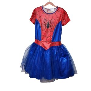 Jazwares Girls Large Marvel Spiderman Hero Costume Dress